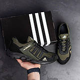 Кросівки дихаючі чоловічі Adidas літні сітки, повсякденні кросівки хакі *А3 хакі N сітка*, фото 2