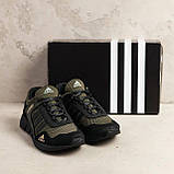 Кросівки дихаючі чоловічі Adidas літні сітки, повсякденні кросівки хакі *А3 хакі N сітка*, фото 6