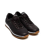 Кросівки дихаючі перфорація чоловічі літні, повсякденні кросівки з перфорованої шкіри *e-08 чер.перф*, фото 4