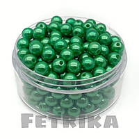 Намистини зелені перли 8 мм