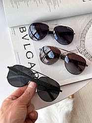 Очки мужские солнцезащитные форма Авитор, линза с  с поляризацией