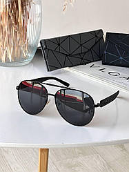 Очки мужские солнцезащитные форма Авитор, линза с  с поляризацией