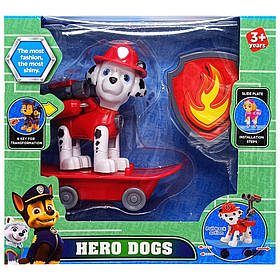 Набір героїв «Щенячий патруль» Маршал Bambi 6080/6070(C) зі скейтом, Toyman