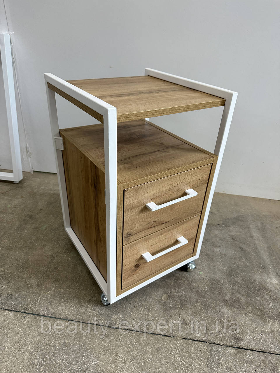 Візок столик косметологічний для салону краси тумба для важких апаратів косметолога з ящиками ДОД-05, фото 1
