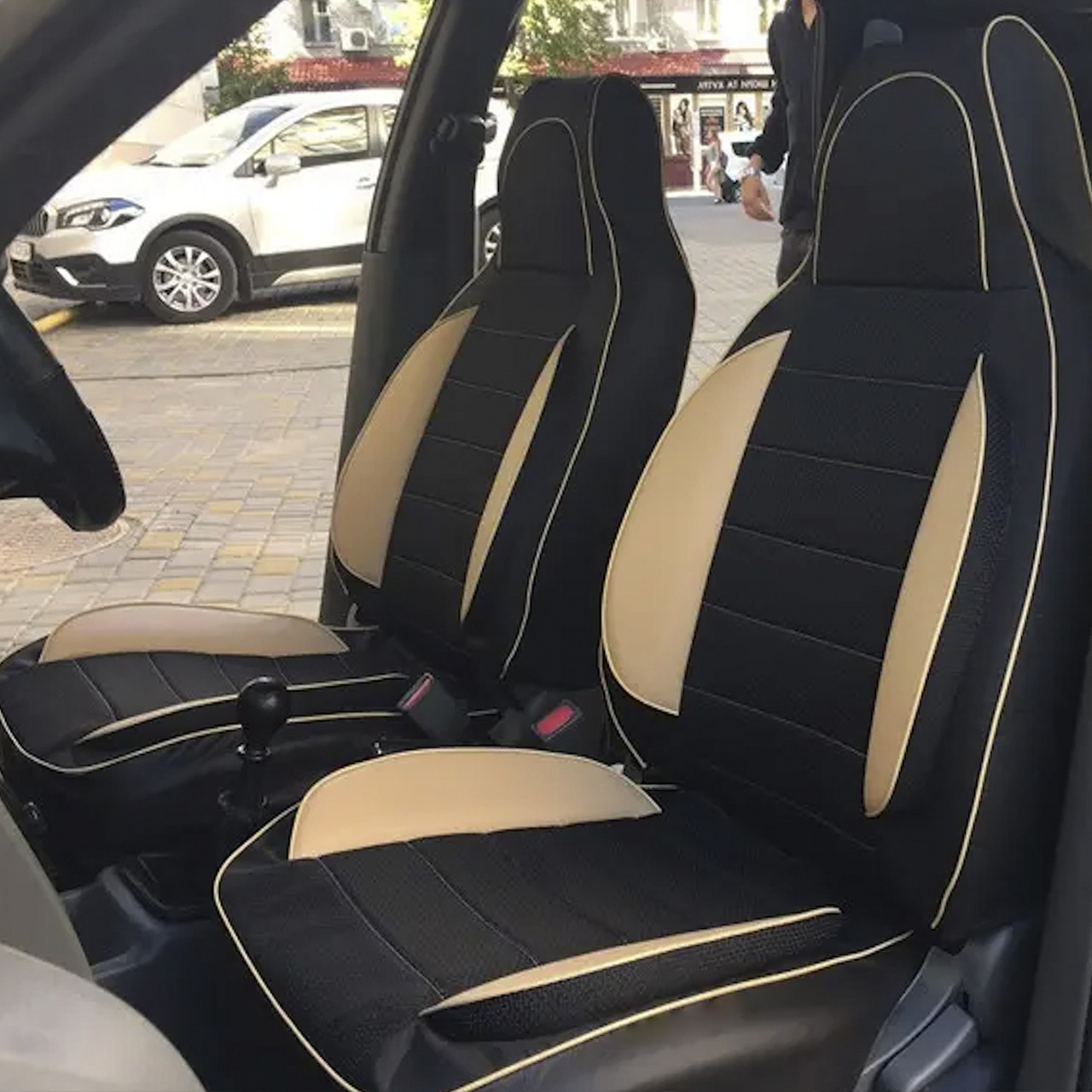 Чохли на сидіння Пежо Боксер 2 1+2 (Peugeot Boxer 2 1+2) пілот Спорт+ універсальні