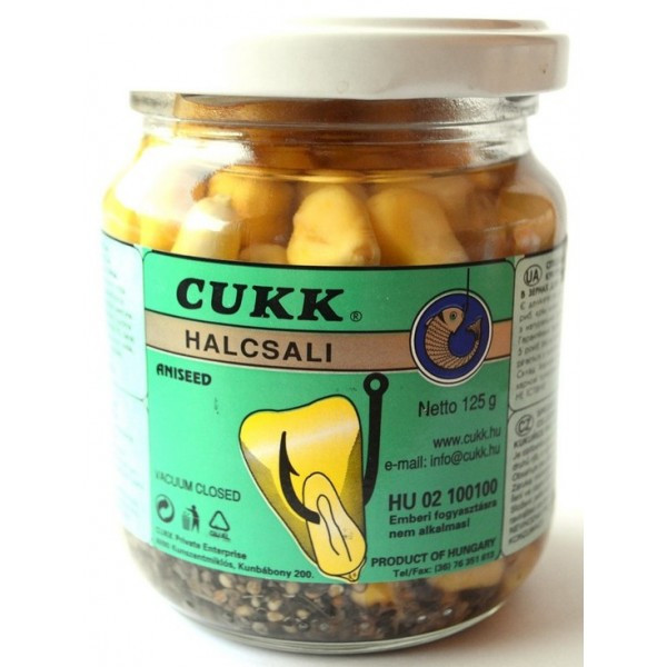 Кукурудза в сиропі Cukk, с/б 220мл, Аніс (Зернові насадки), фото 1