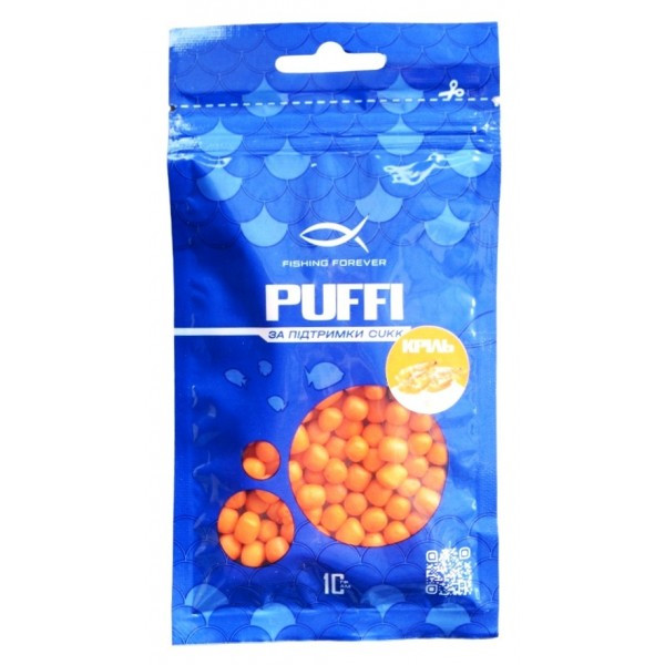 Повітряне тісто Puffi Fishing Forever Міні, 10г, Криль (Повітряне тісто), фото 1