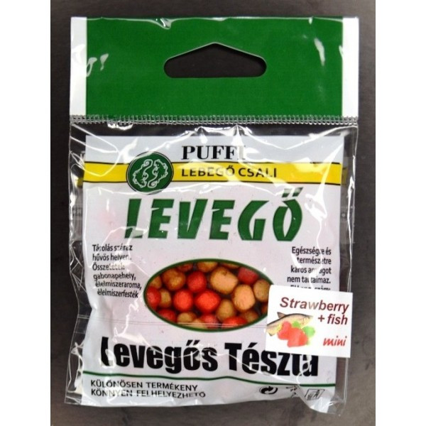 Повітряне тісто Puffi Levego Міні, 5г, Полуниця-Риба (Повітряне тісто), фото 1