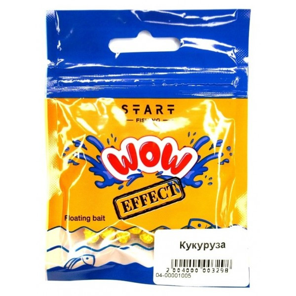 Повітряне тісто пиляче Start Fishing WoW Effect, 7мм, 5г, Кукурудза (Повітряне тісто), фото 1