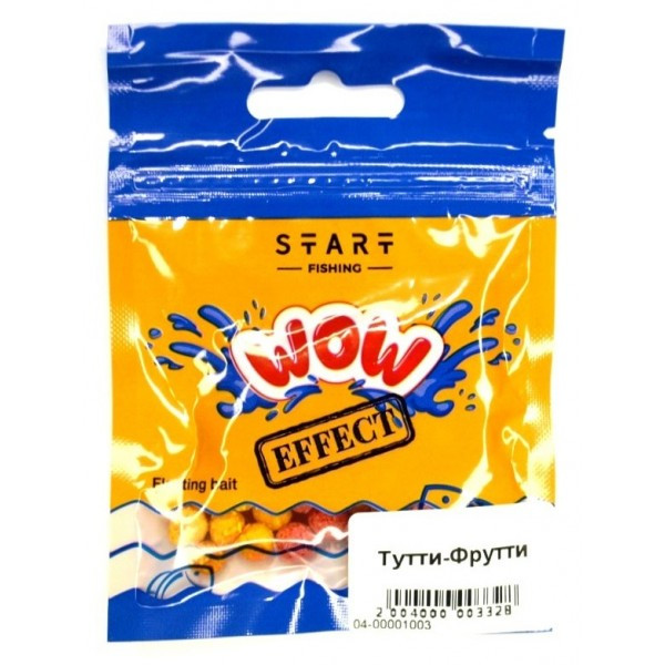 Повітряне тісто пиляче Start Fishing WoW Effect, 7мм, 5г, Туті-Фруті (Повітряне тісто), фото 1