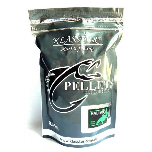 Пелет Klasster, 4мм, 500г, Халібут (Пелети), фото 1