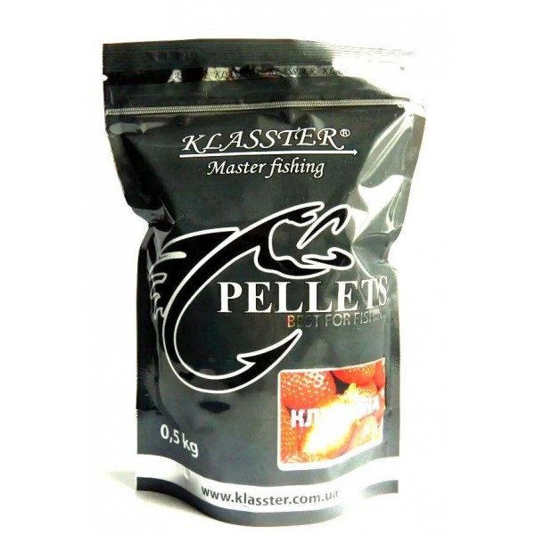 Пелет Klasster, 4мм, 500г, Полуниця (Пелети), фото 1