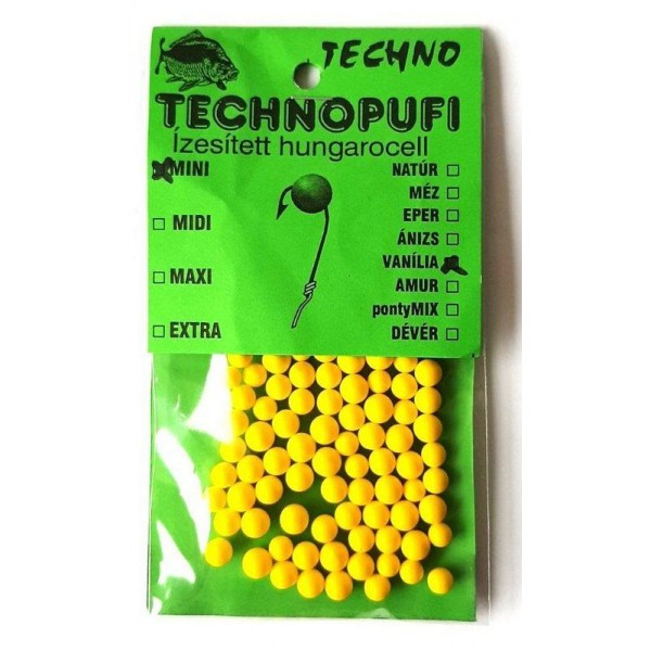 Пінопластова наживка Techno Міні, 2-4мм, Ваніль (Штучні наживки), фото 1