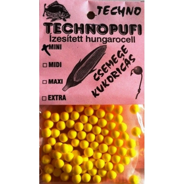Пінопластова наживка Techno Міні, 2-4мм, Кукурудза (Штучні наживки), фото 1