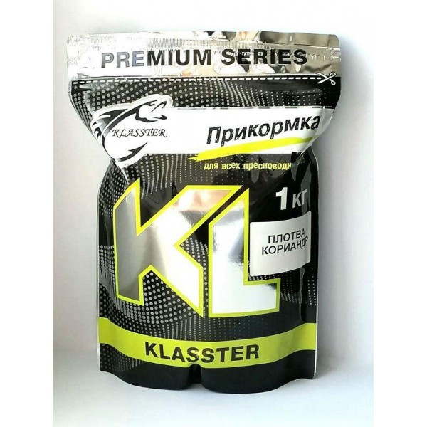 Прикормка Klasster Premium, 1кг, Плітка Коріандр (Прикормки), фото 1