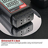 Двоканальний термометр Tasi TA611B (-200C...+1372C) під термопари К і J типів, фото 3