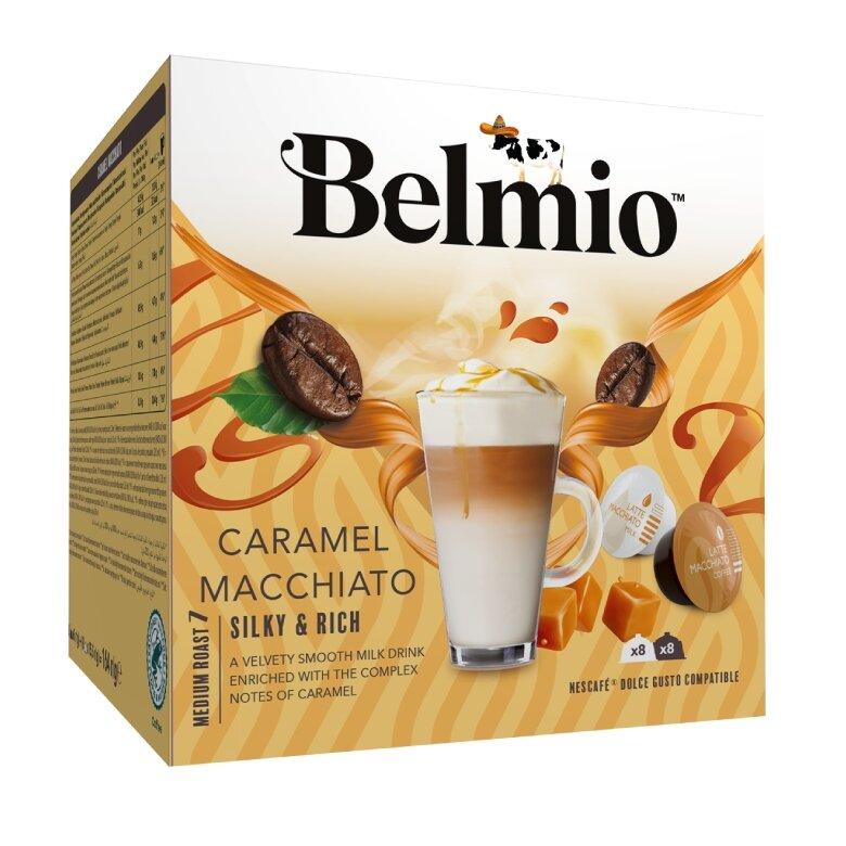 Кава в капсулах Dolce Gusto Belmio Latte Macchiato Caramel 16 капсул