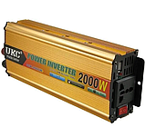 Перетворювач напруги автомобільний інвертор UKC AC/DC 2000 W 24V UKC SSK-24-2000W, фото 3