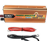 Перетворювач напруги автомобільний інвертор UKC AC/DC 2000 W 24V UKC SSK-24-2000W, фото 5