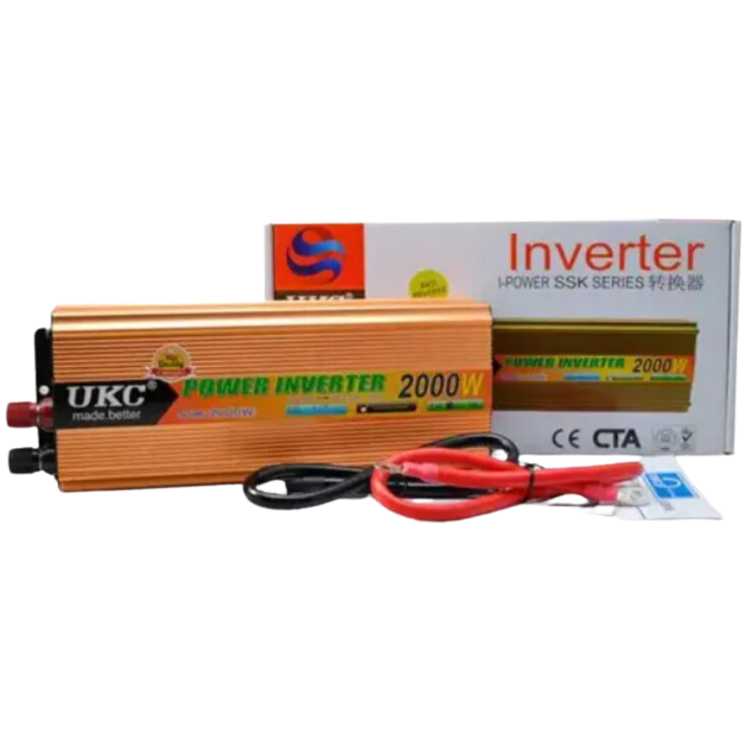 Перетворювач напруги автомобільний інвертор UKC AC/DC 2000 W 24V UKC SSK-24-2000W, фото 1