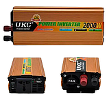Перетворювач напруги автомобільний інвертор UKC AC/DC 2000 W 24V UKC SSK-24-2000W, фото 2