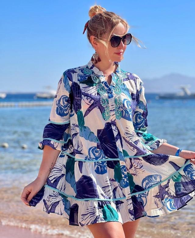 фотографія літня жіноча туніка на гудзиках