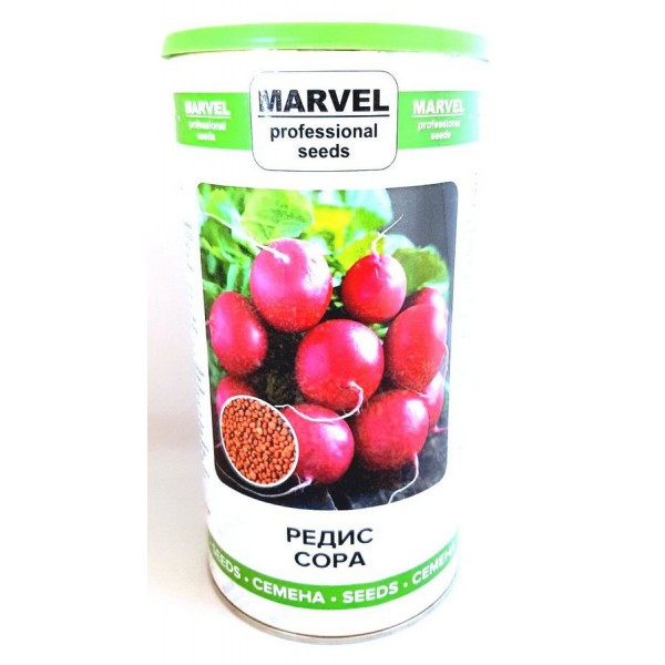 Насіння редису Сора, Німеччина, Marvel, банка 500г (Насіння редису), фото 1