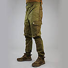 🔥 Тактичні штани "Ultimatum - Намет" (Олива) штани, нацгвардії, все, мілітарі, мультикам, піксель, гірка, фото 4