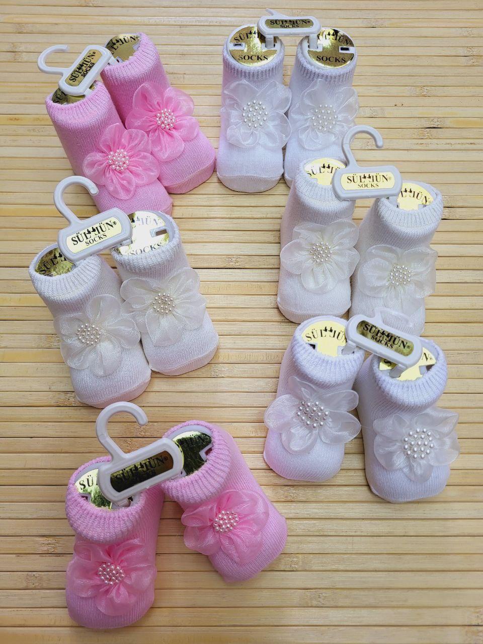 Шкарпетки "SELLUN- SOCKS" бавовняні для новонароджених 0/6 міс.; Гурт. Туреччина, фото 1