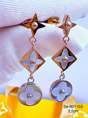 Сережки Stainlees Steel, фото 1