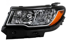 Фара ліва Jeep Compass 16-21 (HB3/H11) TYC мех., жовта вставка