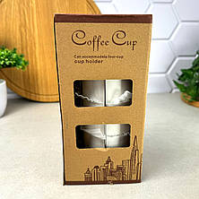 Набір 4 чашки на стійці 120 мл Фламінго, фото 3