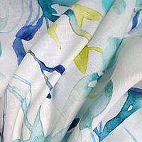 Льняна костюмна тканина "Українська акварель"