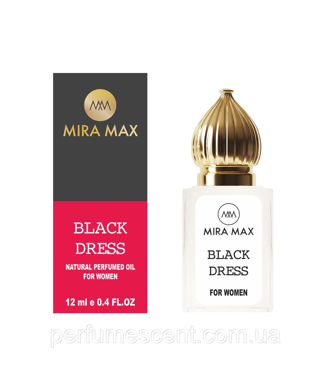 Парфумована олія для жінок Mira Max BLACK DRESS, 12 мл