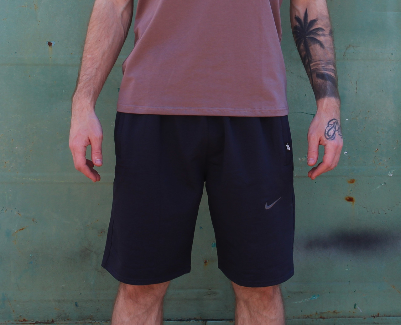 Чоловічі Шорти Nike синій колір повномірні, фото 1