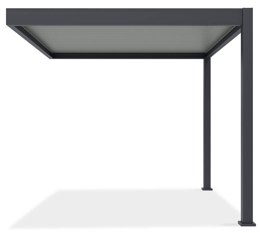 Пергола пристінна 3x3 Gutroof Elegance Wall Антрацит/Світло-сірий 005867