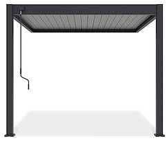 Пергола пристінна 3x3 Gutroof Elegance Wall Антрацит/Світло-сірий 005867, фото 3