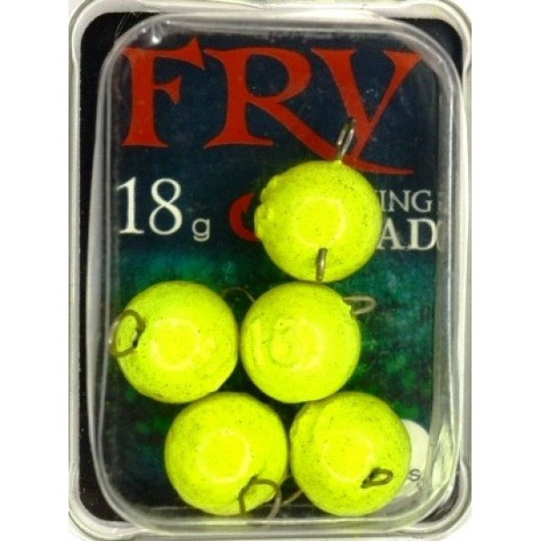 Грузило вухате розбірне, 5шт/уп, Lime, 18г (Грузила вухаті), фото 1