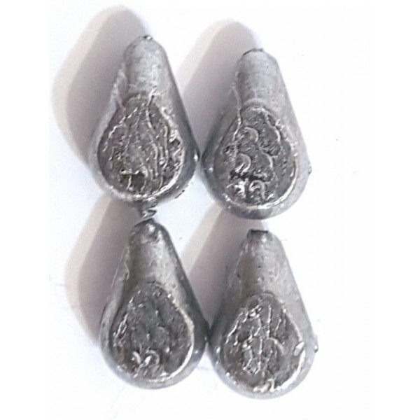 Грузило Крапля плоска ковзна, 38г (Грузила ковзні), фото 1