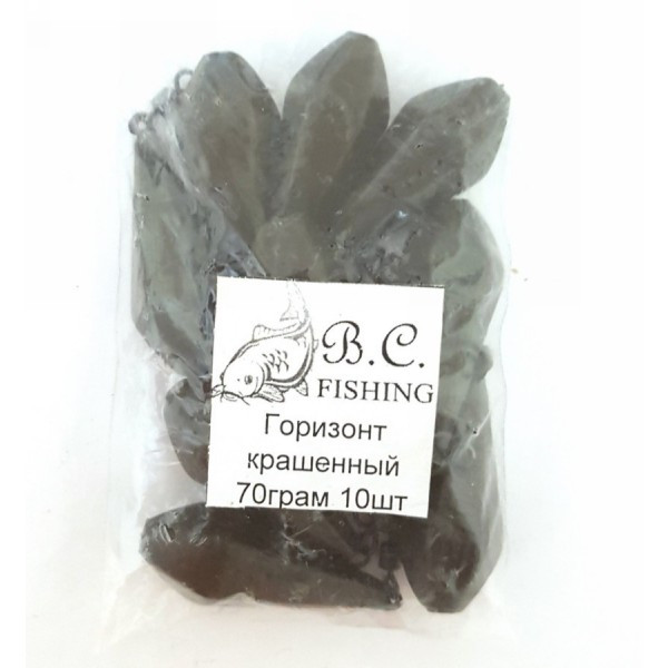 Грузило Горизонт фарбований з вертлюгом, 70г (Грузила коропові), фото 1