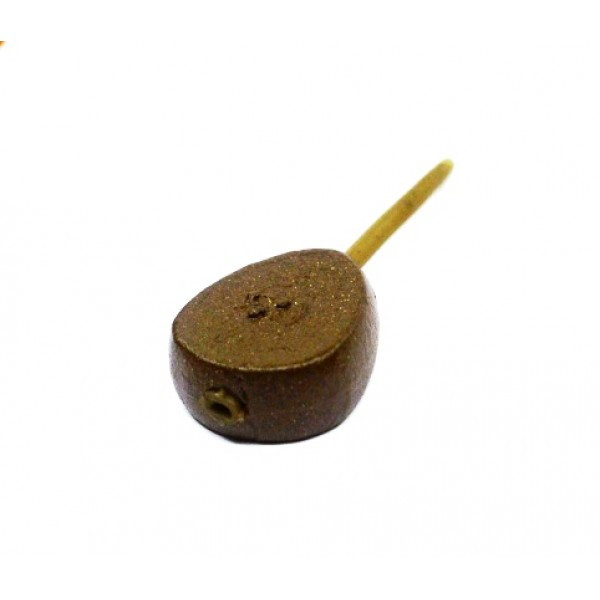 Грузило Груша фарбована інлайн, 60г (Грузила коропові), фото 1