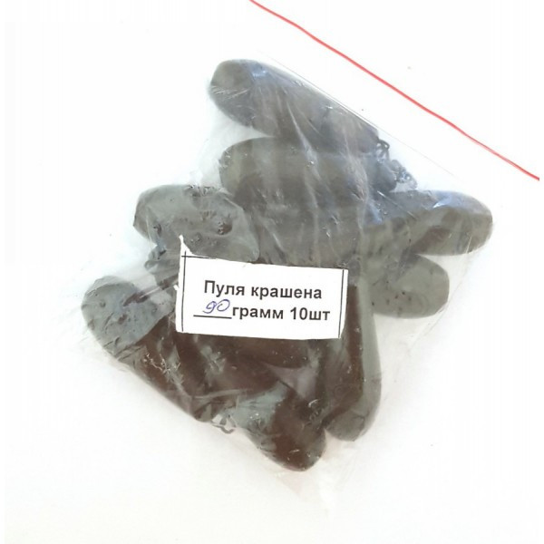 Грузило Куля фарбована з вертлюгом, 90г (Грузила коропові), фото 1