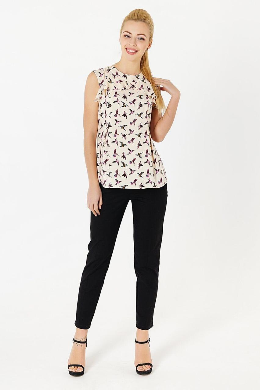 Стильні чорні штани для вагітних і годуючих мам 42, фото 1