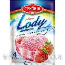 Морозиво для домашнього приготування Cykoria Lody зі смаком полуниці, 60 г (003012)