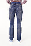 Джинси для вагітних прямого силуету сині 48, фото 5