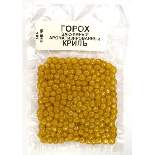 Горох у вакуумній упаковці Art Fishing, 100г, Криль (Зернові насадки), фото 1