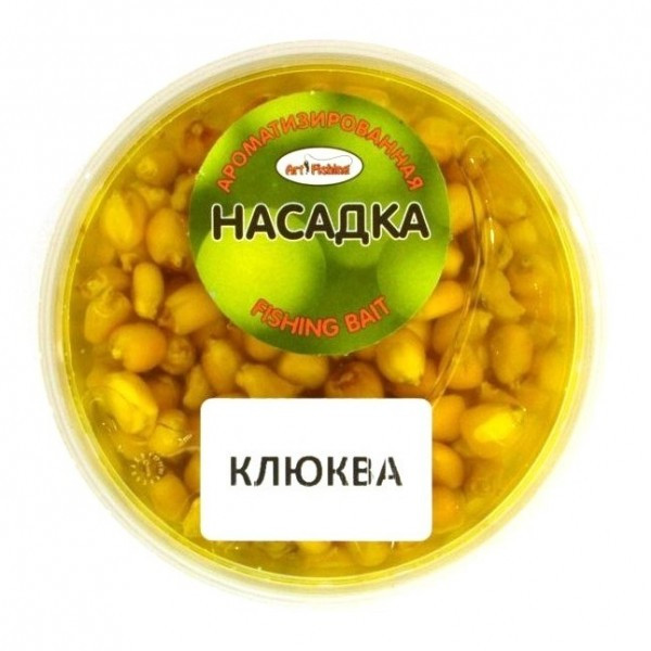 Кукурудза насадкова Art Fishing, банка 150мл, Журавлина (Зернові насадки), фото 1