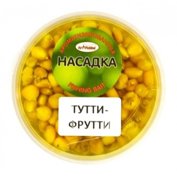 Кукурудза насадкова Art Fishing, банка 150мл, Туті-Фруті (Зернові насадки), фото 1