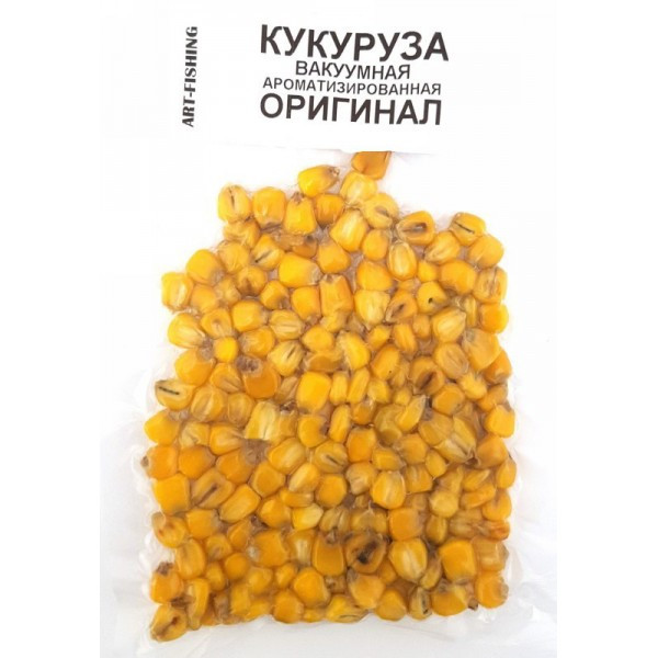 Кукурудза у вакуумній упаковці Art Fishing, 100г, Оригінал (Зернові насадки), фото 1