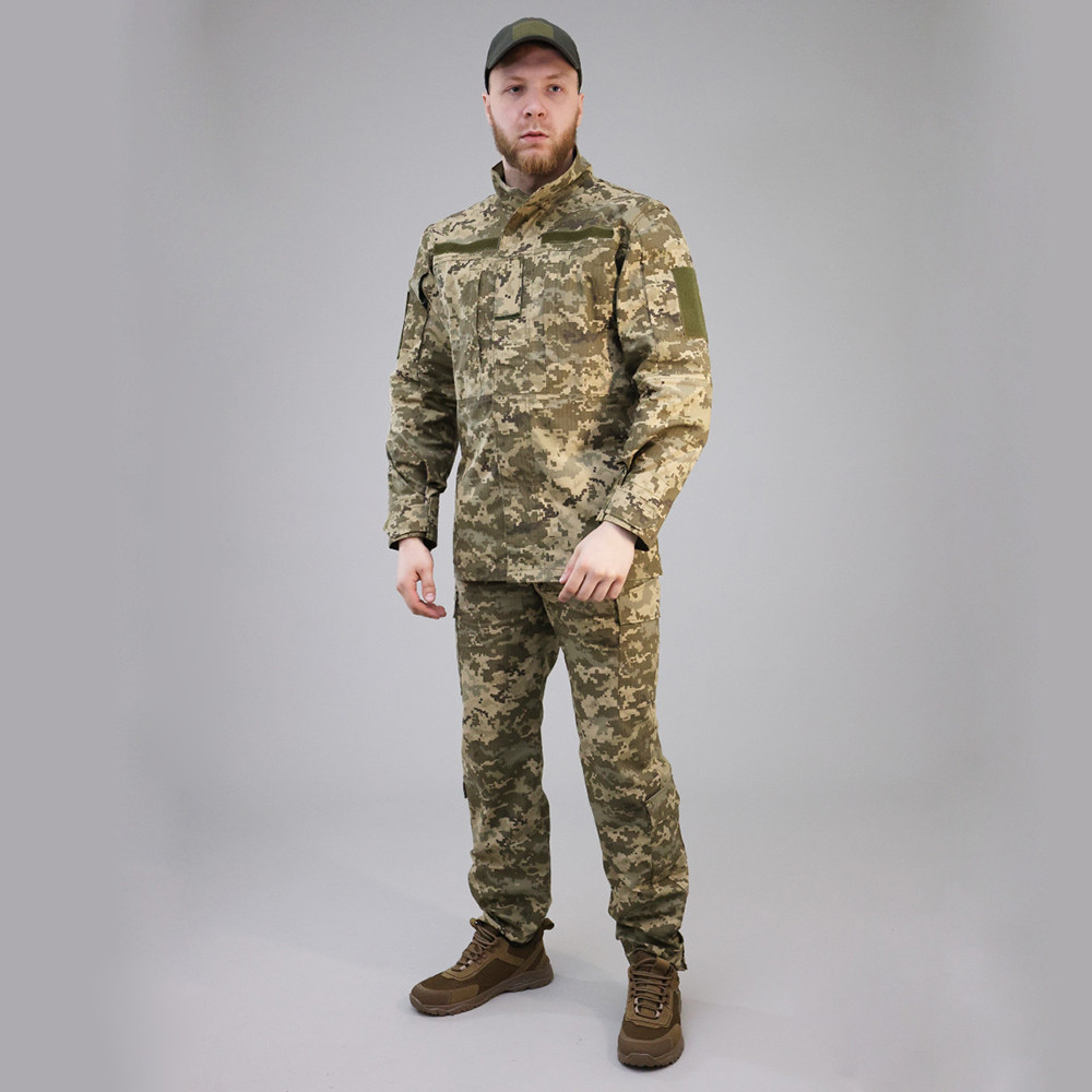 🔥 Костюм ЗСУ "Ultimatum - Rip-stop" (Піксель ММ-14) гірка, тактична нацгвардії військова зсу, мультикам, фото 1
